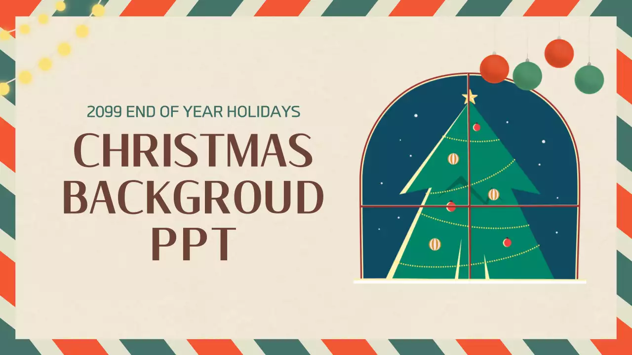 Beige Traditional Christmas Presentation