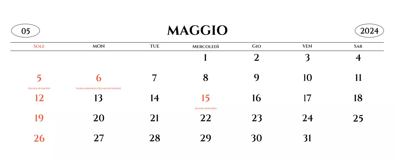 Calendario da parete in stile semplice con concetto di fotografia di viaggio emozionale in bianco e nero