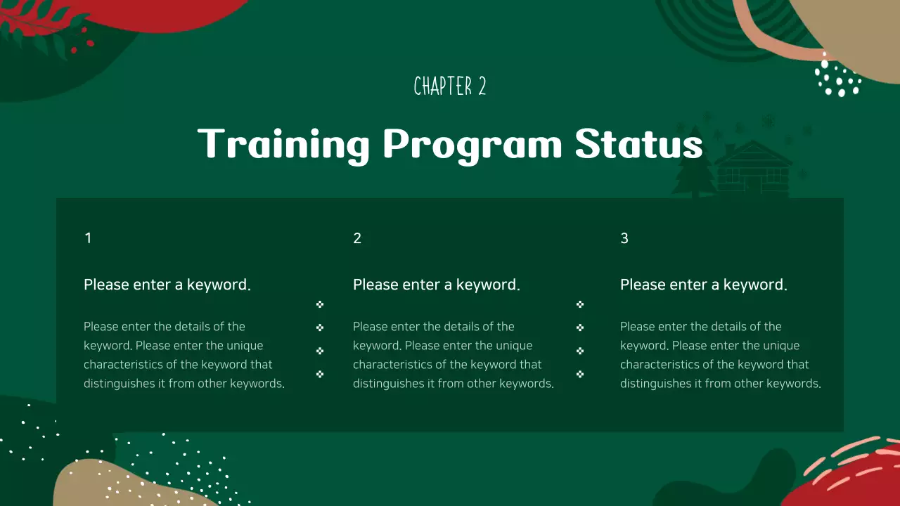 Green Festive Volunteer Guide Presentation