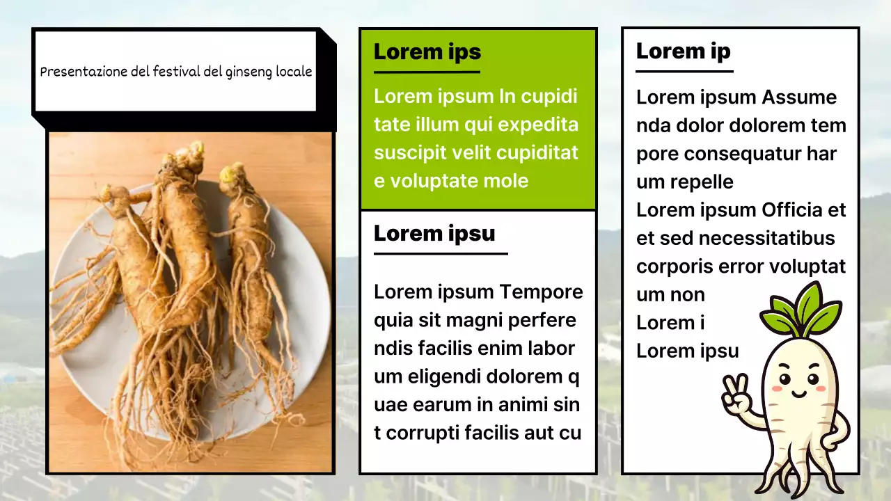 Una guida al festival del ginseng verde e retrò