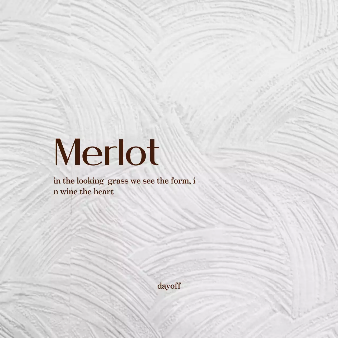 Create a calming design with textured backgrounds