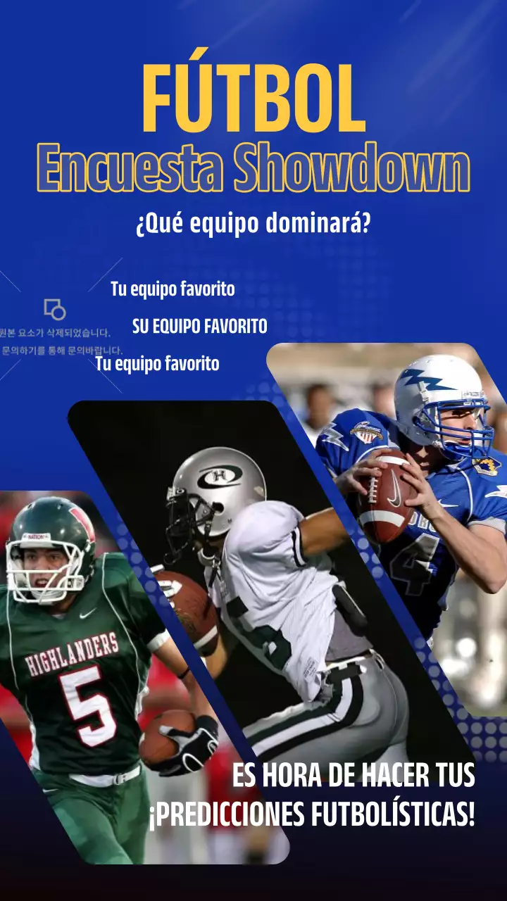 Promover el voto para el partido azul y amarillo de moda de la Super Bowl