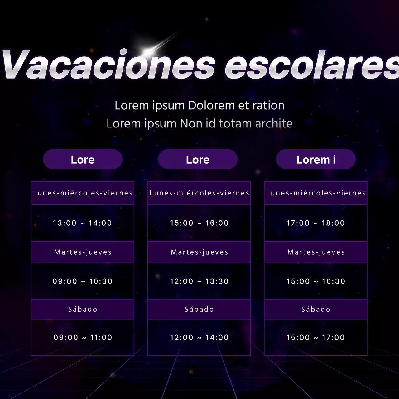 Promociona los especiales de vuelta al cole de Purple Cyber
