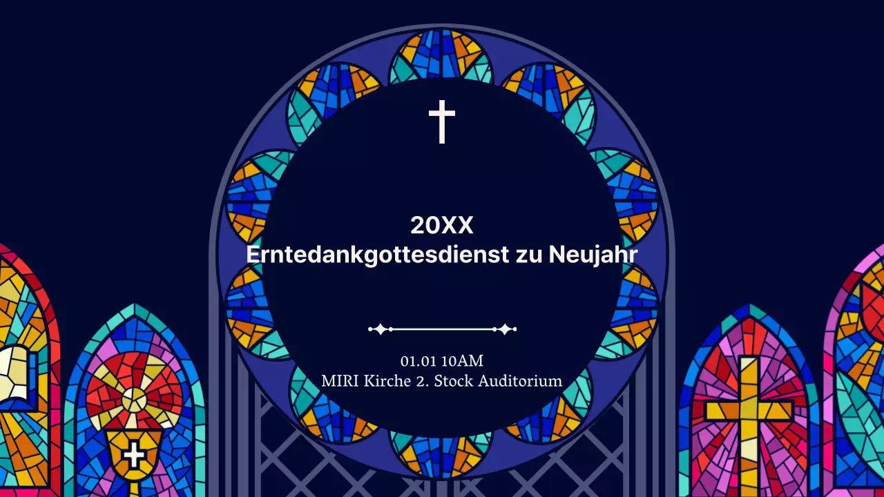 Ein Leitfaden für einfache Gottesdienste in Marineblau und Beige