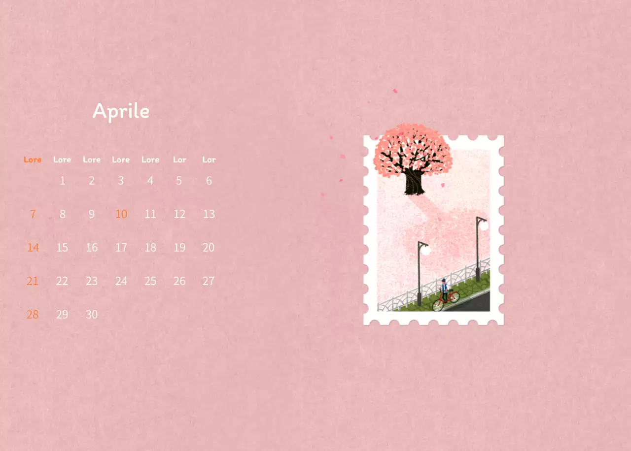 Illustrazioni di francobolli con un concetto caldo