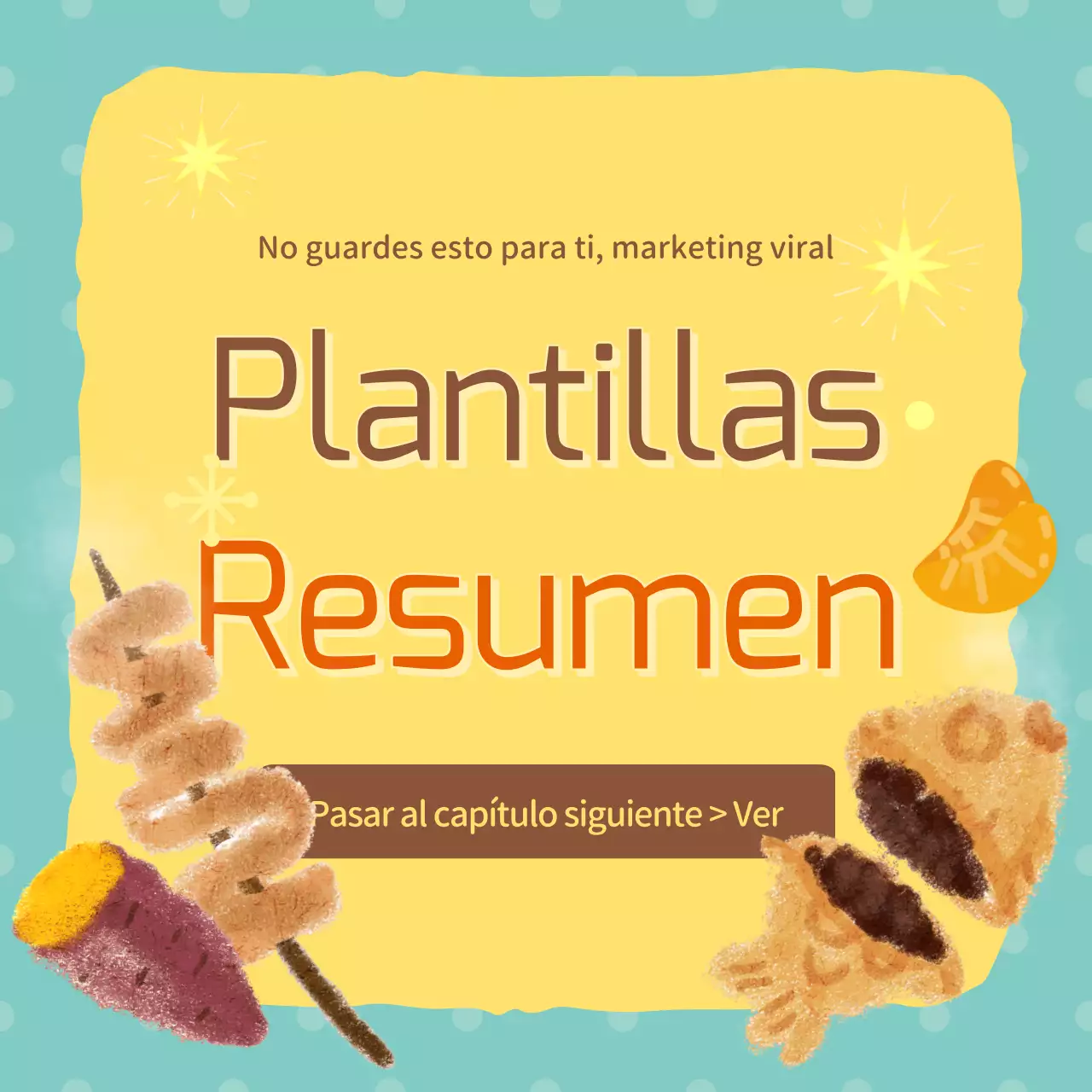 Un acogedor anuncio invernal de marketing viral en menta y marrón