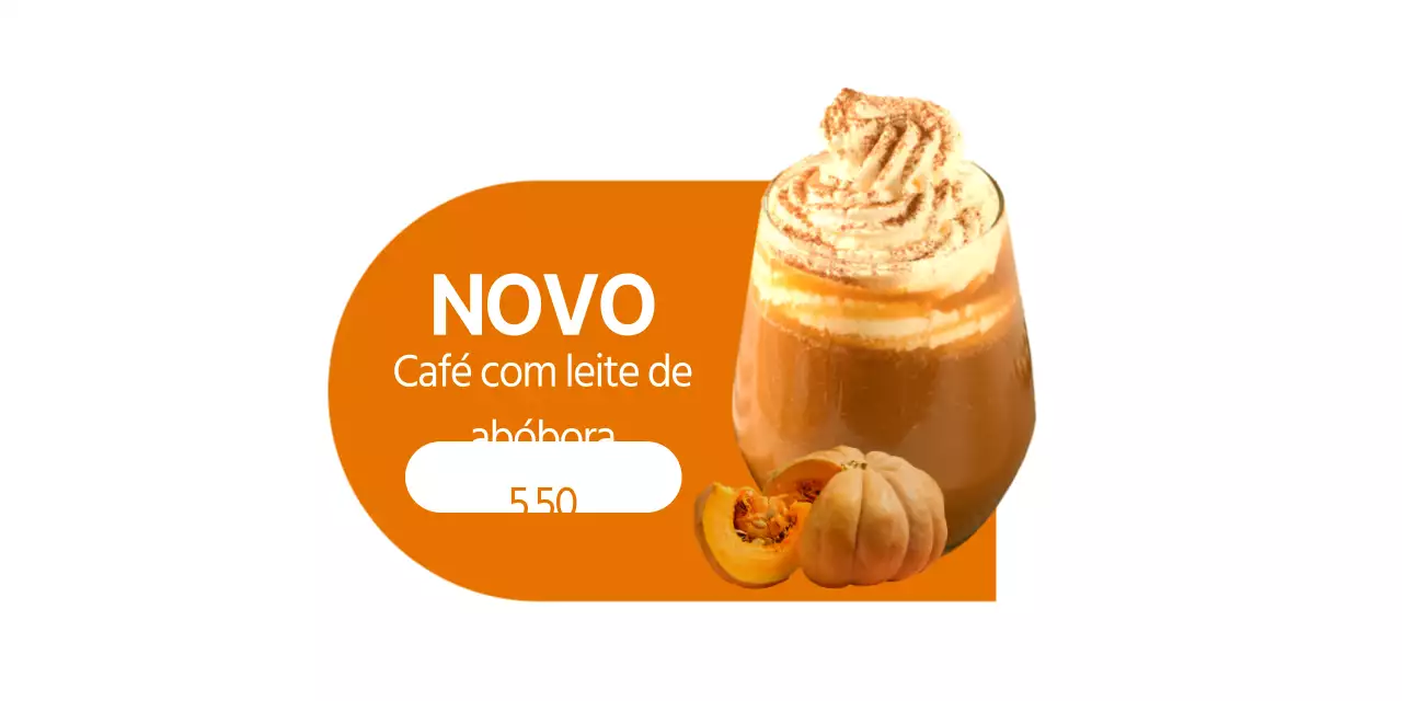 Promova o menu do seu café com uma fotografia de aspeto simples das suas bebidas