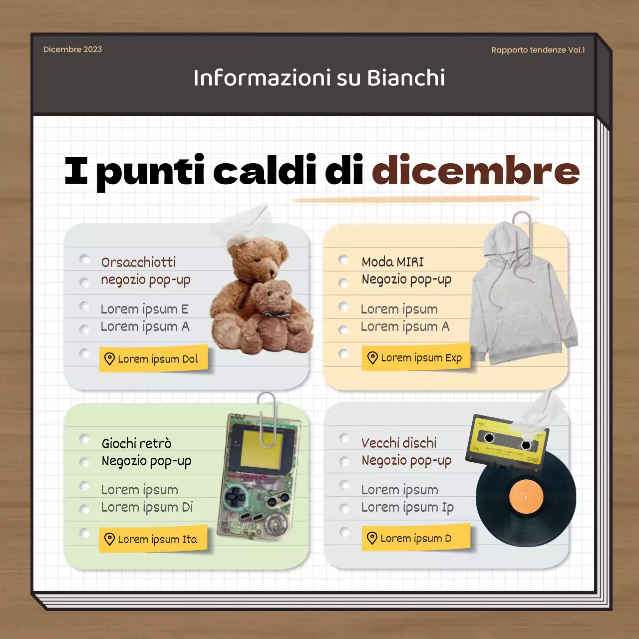 Una guida alle note kitsch e di tendenza in marrone e grigio