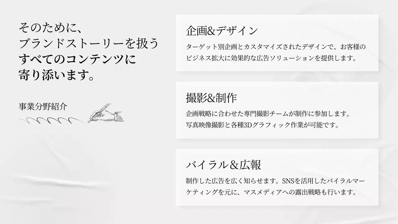 白 シンプル 会社案内 会社案内 プレゼンテーション