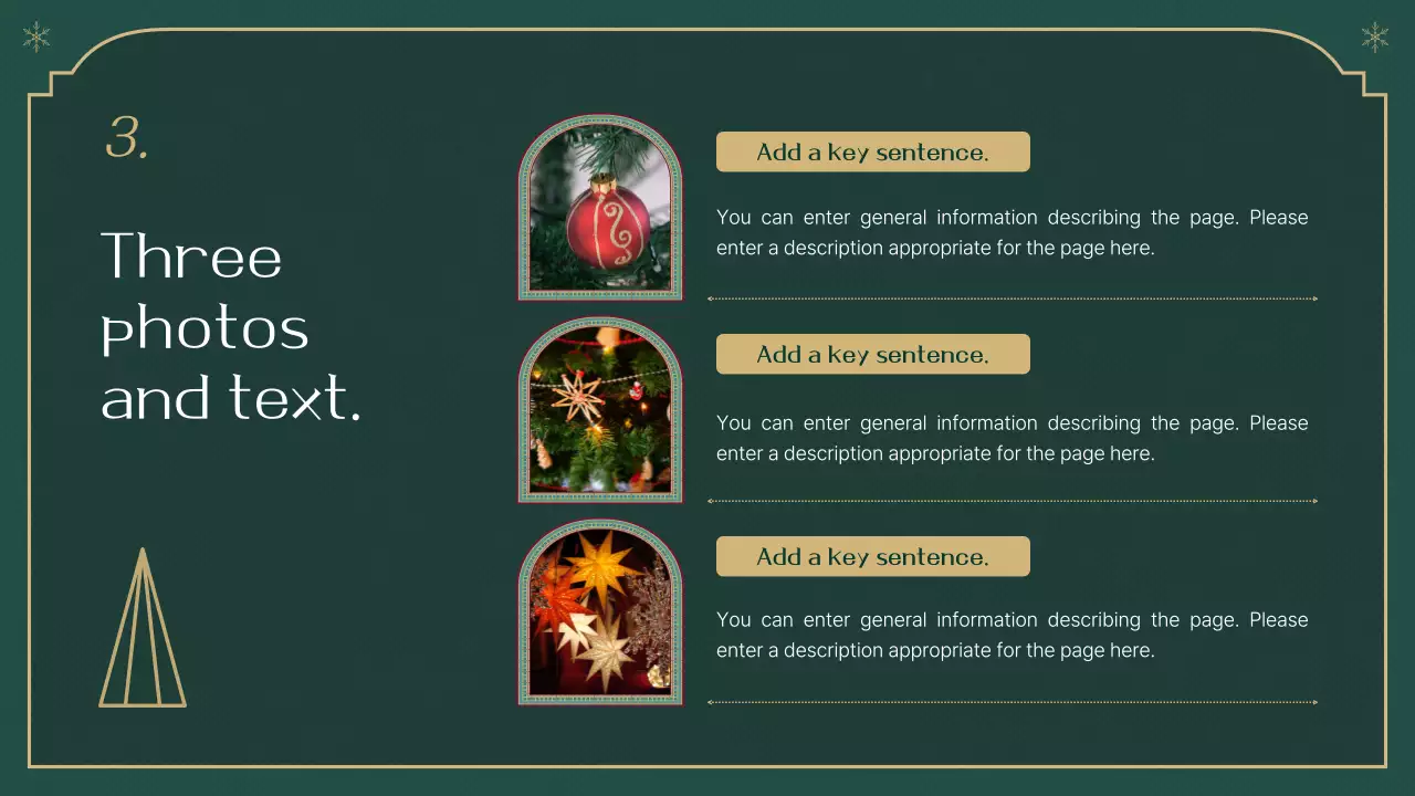 Green Elegant Christmas Event Presentation