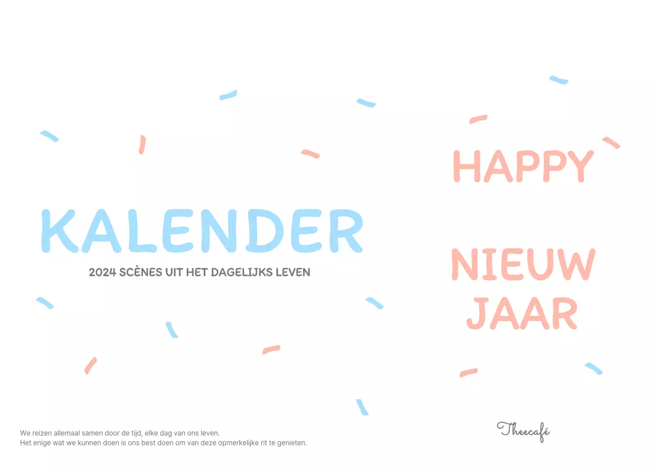 Schattige kalenders met schattige illustraties