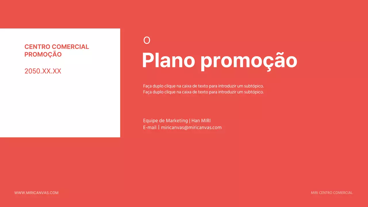 Uma simples pasta promocional laranja e preta