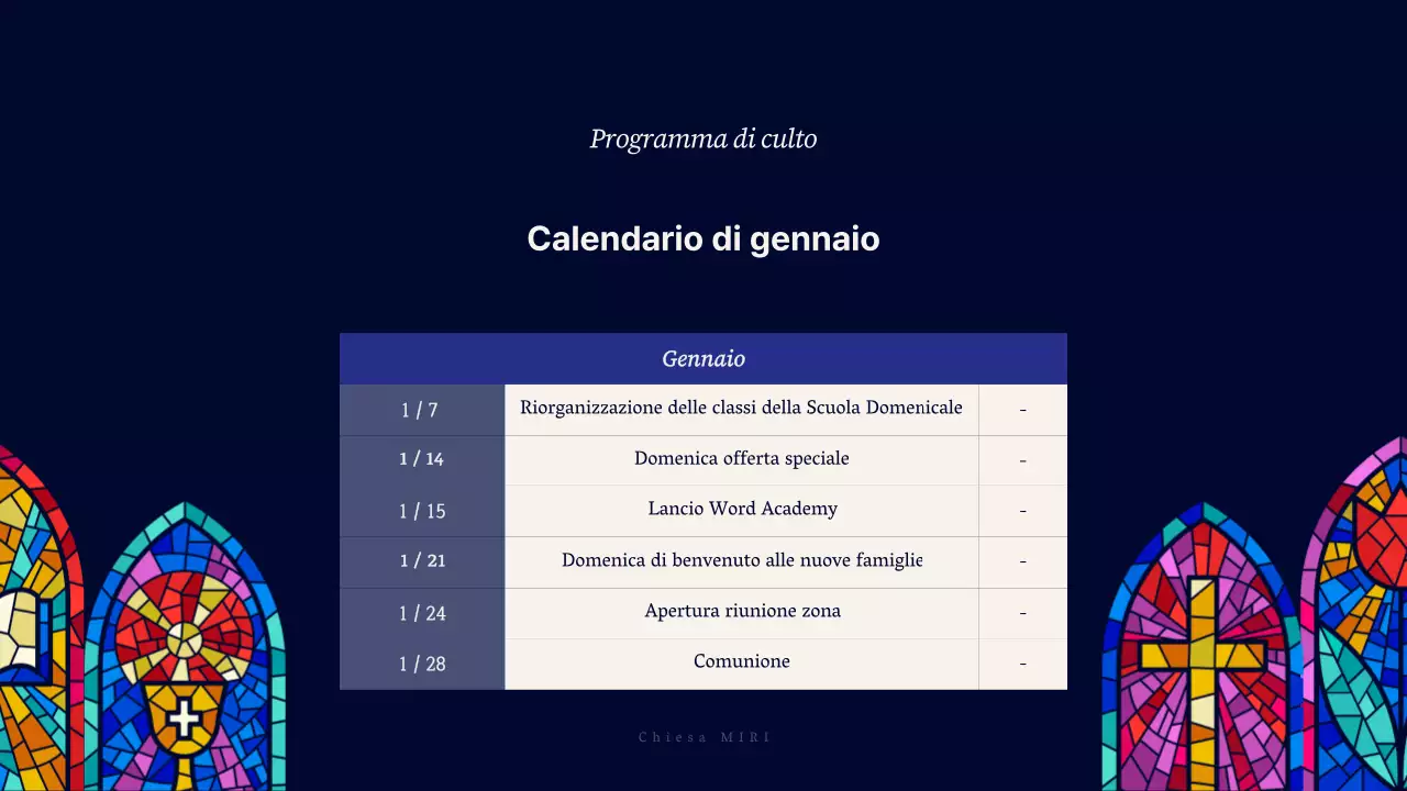 Una guida alle funzioni religiose semplici in blu navy e beige