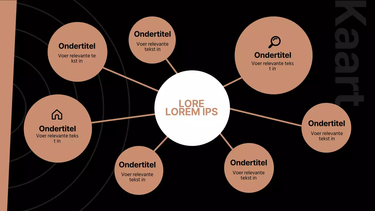 Bruin en Zwart Minimal Multiple Layout Pagina's Rapport