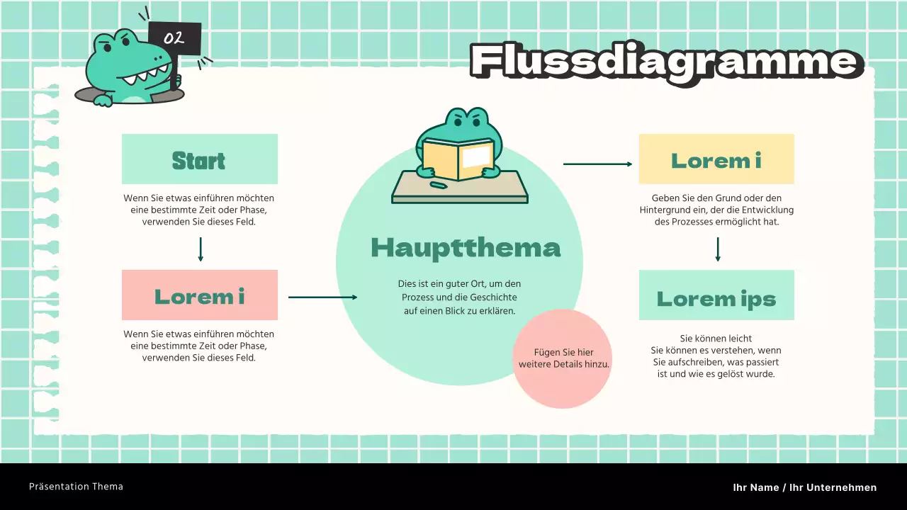 Mint und weiß trending marketing research note report