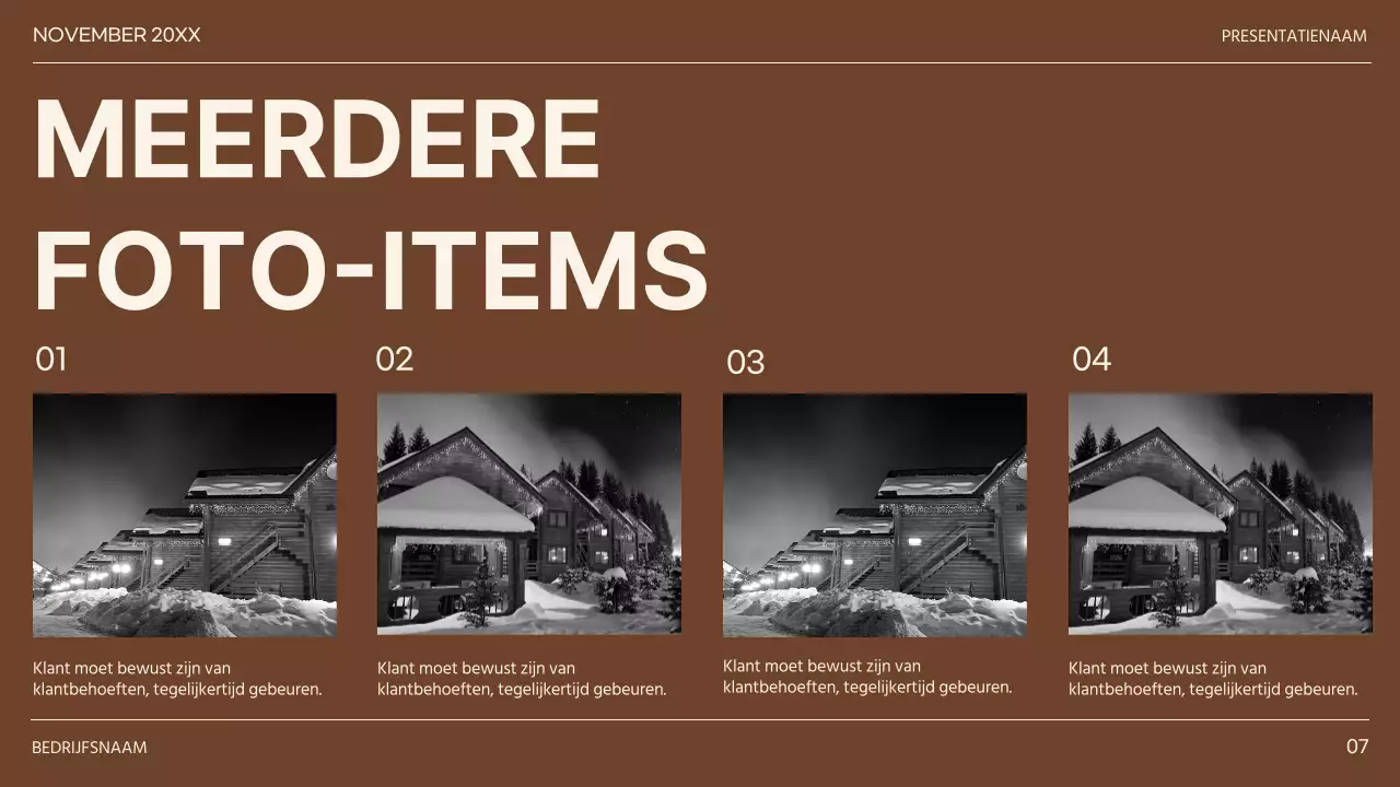 Khaki en Bruin Minimal Diverse Layout Pagina's Rapport