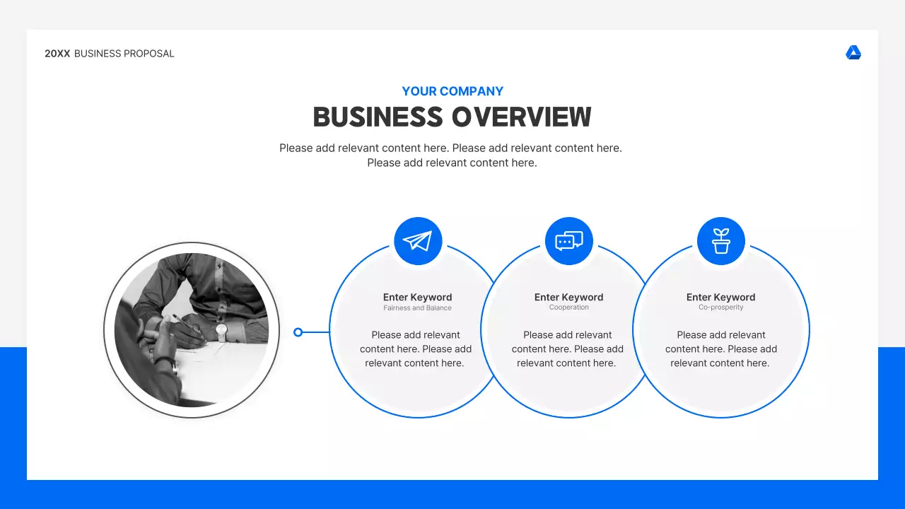 Blue Professional Business Proposal Presentation