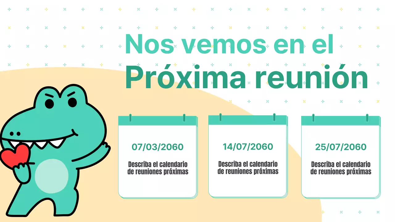 Informe sobre notas de marketing Kitsch en blanco y menta