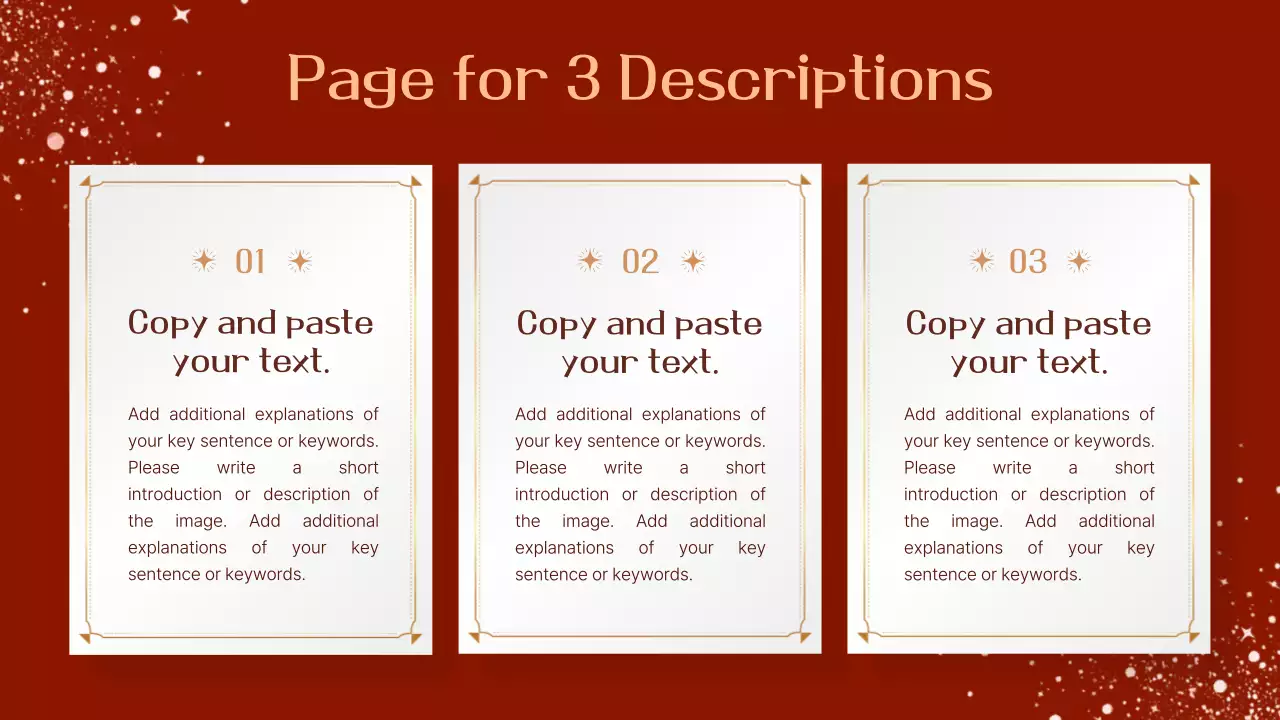 Red Vintage Christmas Event Presentation