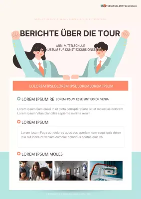 Trendige Ausflugsberichte in Mint und Orange