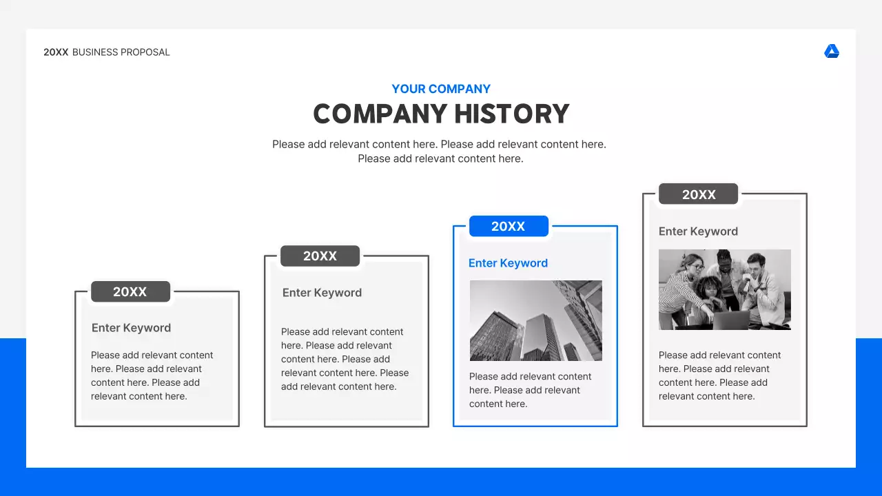 Blue Professional Business Proposal Presentation