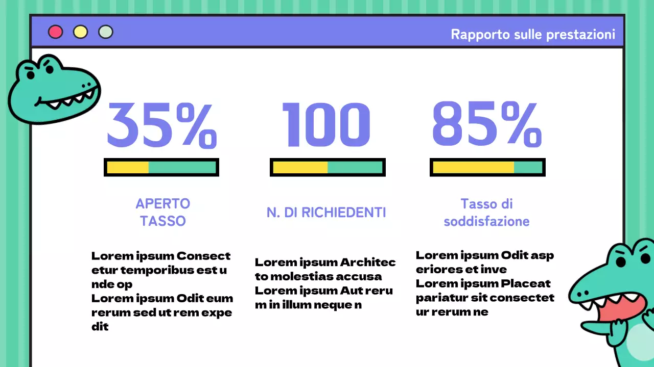 Relazione sugli appunti di marketing di tendenza giallo e viola