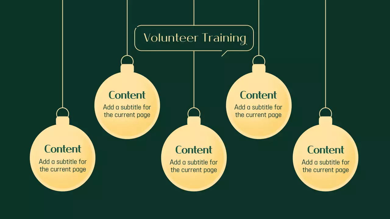 Green Minimal Volunteer Guide Presentation