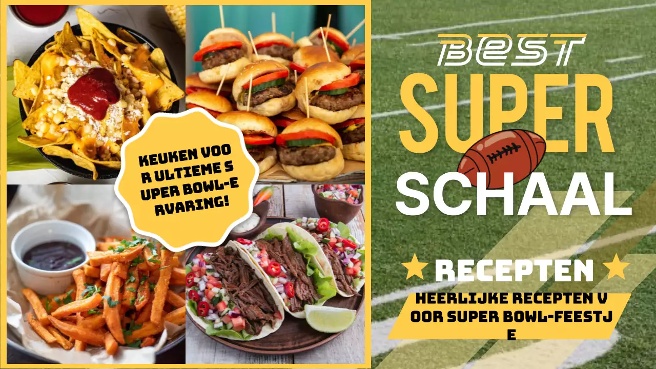 Beste Super Bowl-recepten voor gele en groene knallers