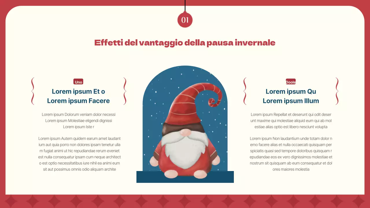 Un corso intensivo per l'inverno rosso e navy