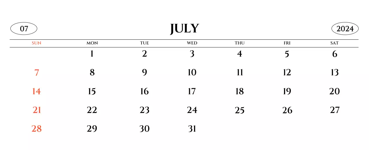 Simple style wall calendar with black and white emotional travel photography concept