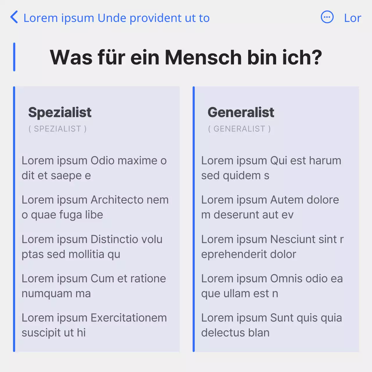 Ein Leitfaden zur Gestaltung einer einfachen Karriere in Weiß und Blau