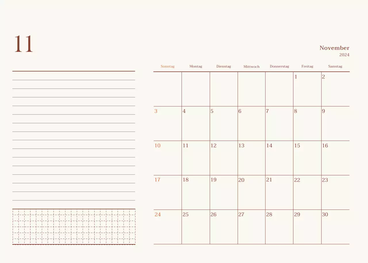 Emotionales Cafe-Fotolayout in Beige und Braun