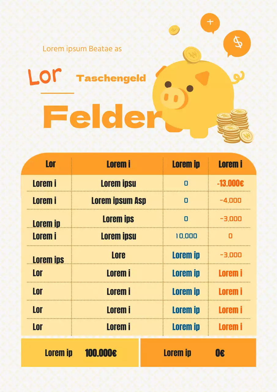 Einfaches gelbes Taschenbuch Eintrag Planer