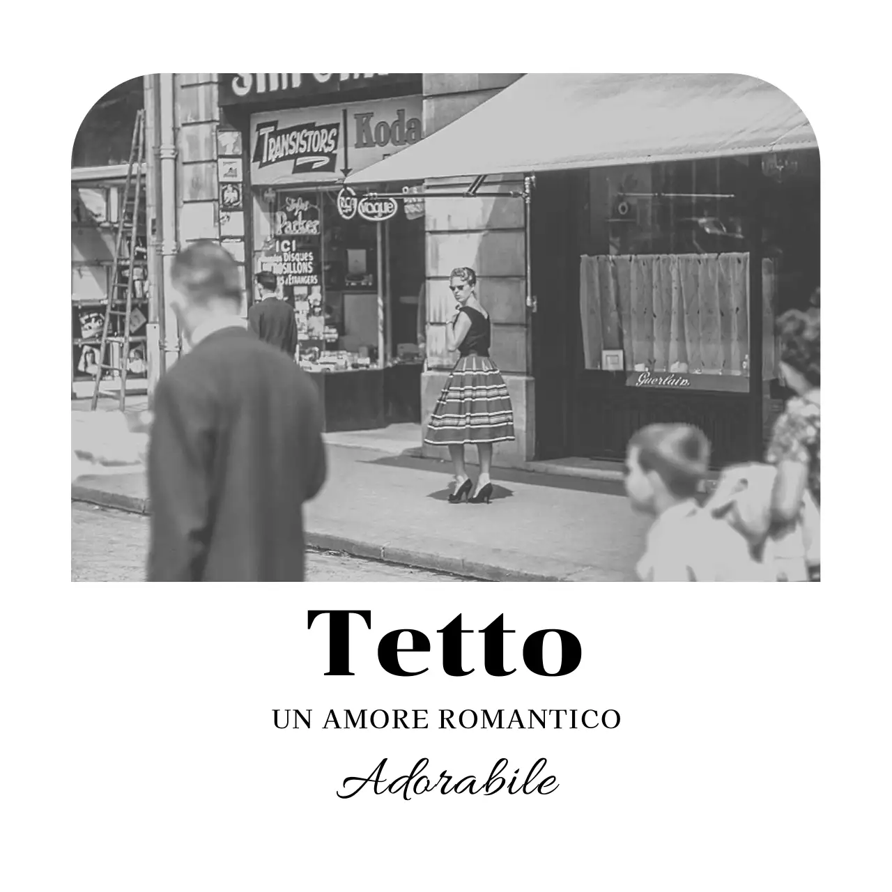 Pub di ispirazione vintage con immagini in bianco e nero e carattere tipografico serif