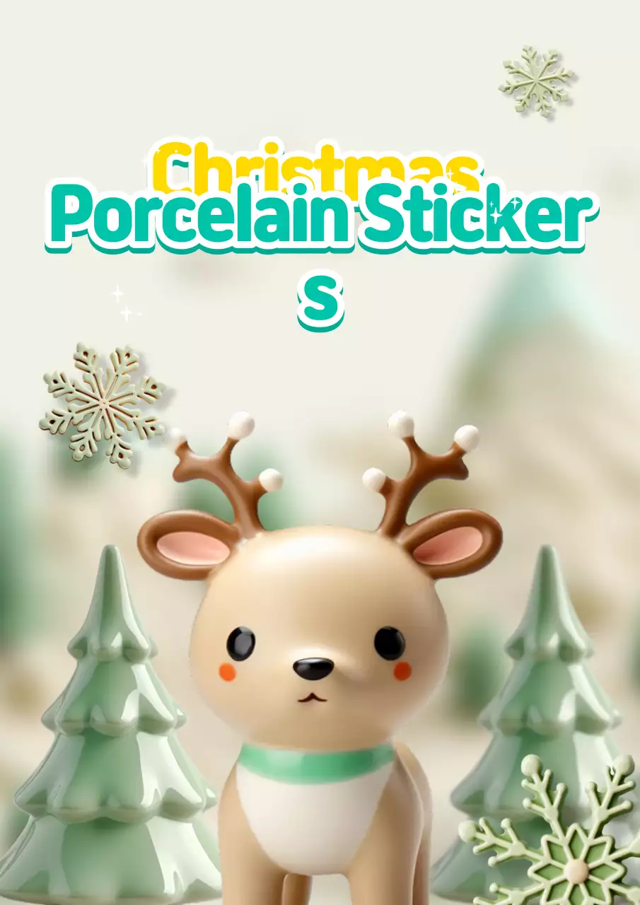 Stiker Porselen Natal