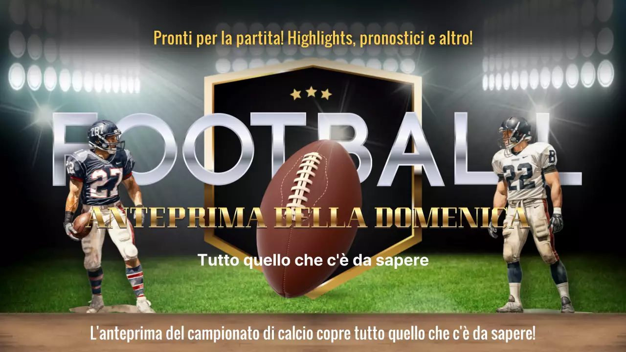 Anteprima di tendenza del Super Bowl Sunday in oro e argento