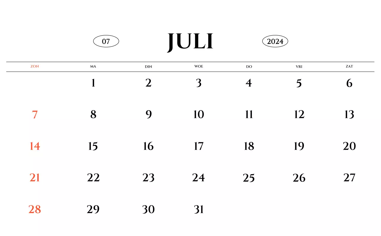 Eenvoudige stijl muurkalender met zwart-wit emotionele reisfotografie concept