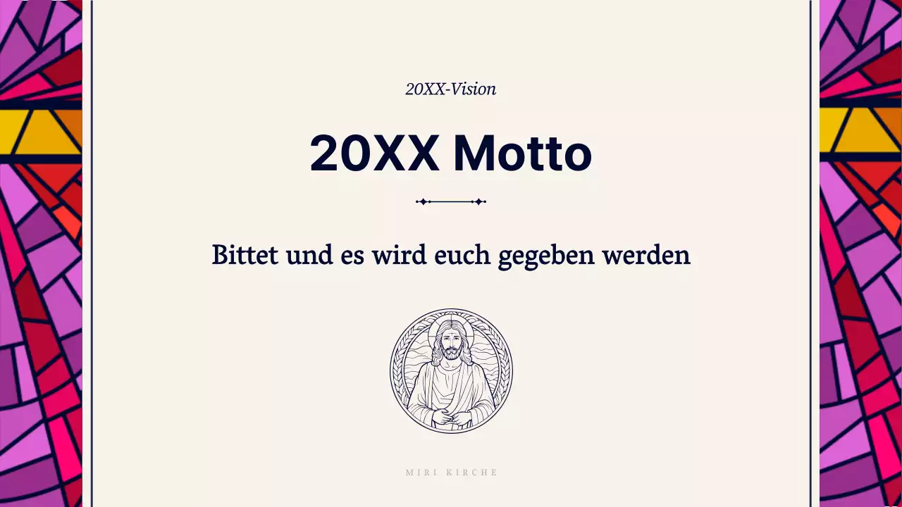 Ein Leitfaden für einfache Gottesdienste in Marineblau und Beige