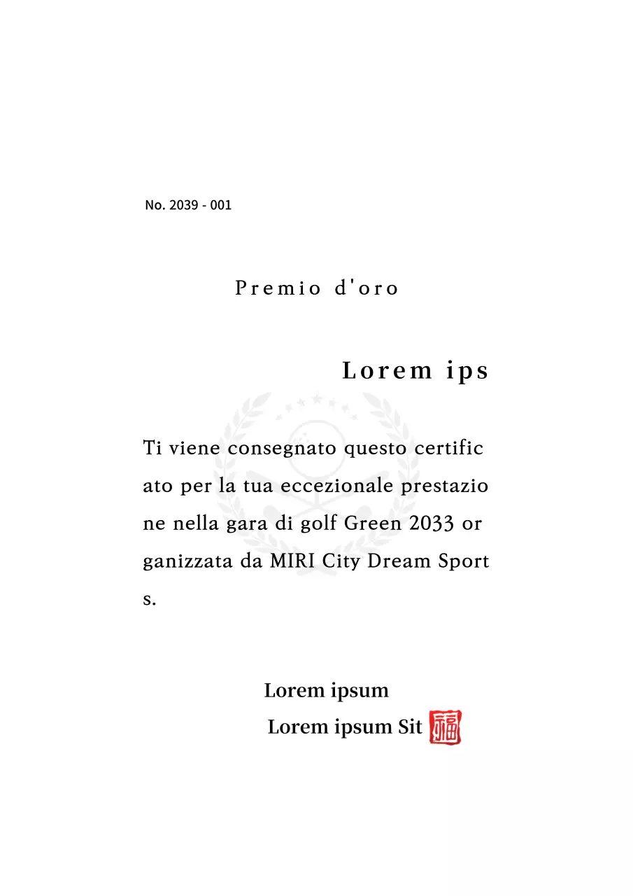 Premi sportivi con Golf Illustrated per un tocco di classe