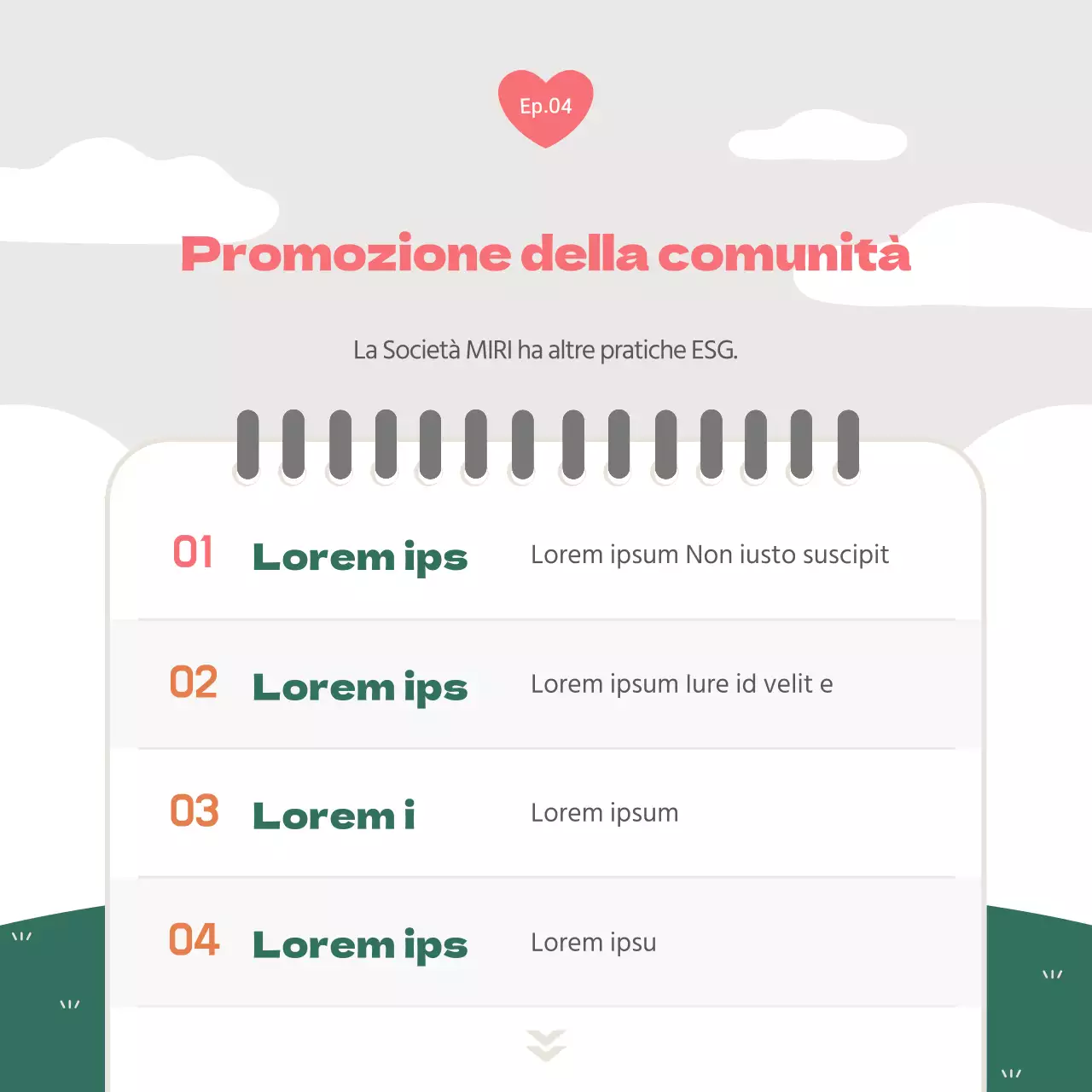 Un bel post verde e rosa sul reporting di gestione ESG