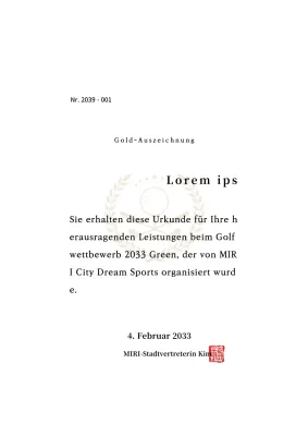 Sportpreise mit Golf Illustrated für ein stilvolles Ambiente