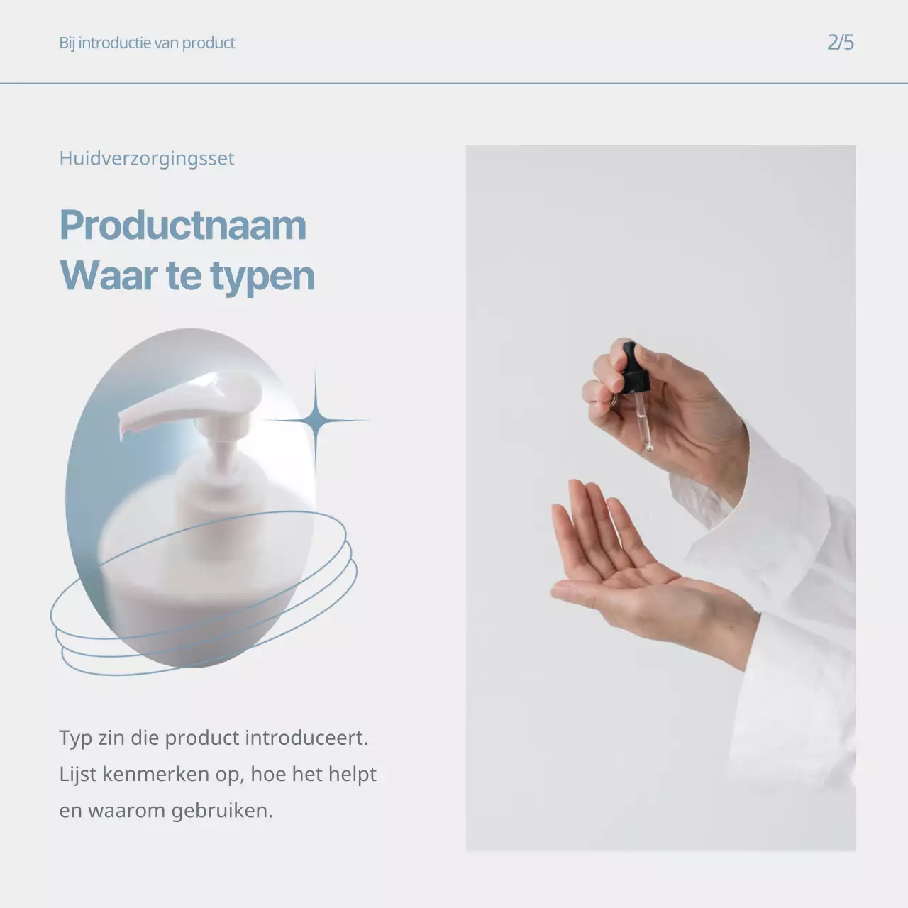 Instagram posts van beautymerken die de lichtblauwe trend omarmen