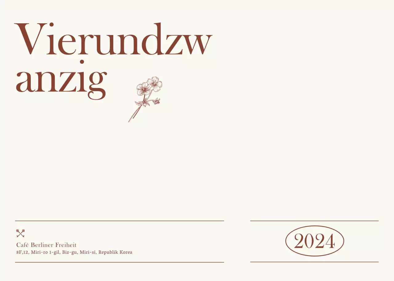 Emotionales Cafe-Fotolayout in Beige und Braun