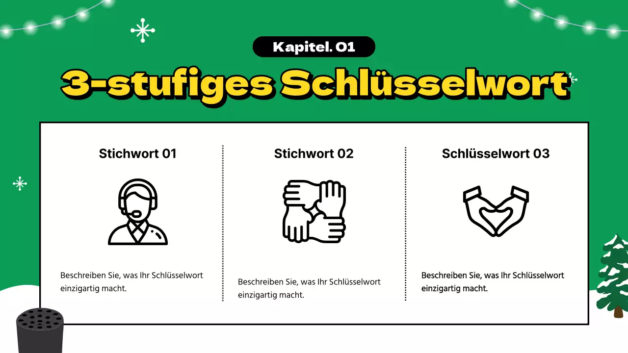 Trendige Schulungsmaterialien für Freiwillige im Winter mit rotem Hintergrund