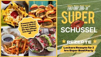 Die besten Super Bowl-Rezepte für gelbe und grüne Knallbonbons