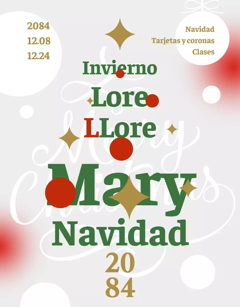 Promueva una agenda navideña gris y acogedora