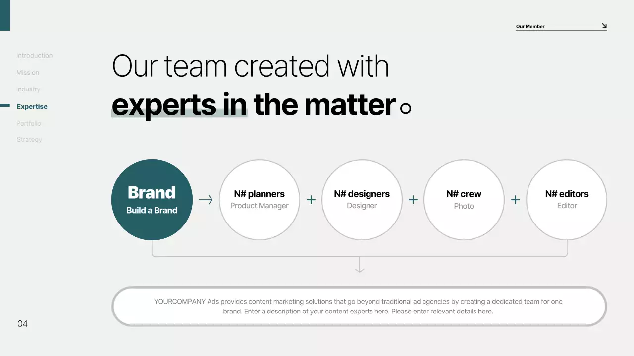 Teal Modern 회사 프로필 프레젠테이션