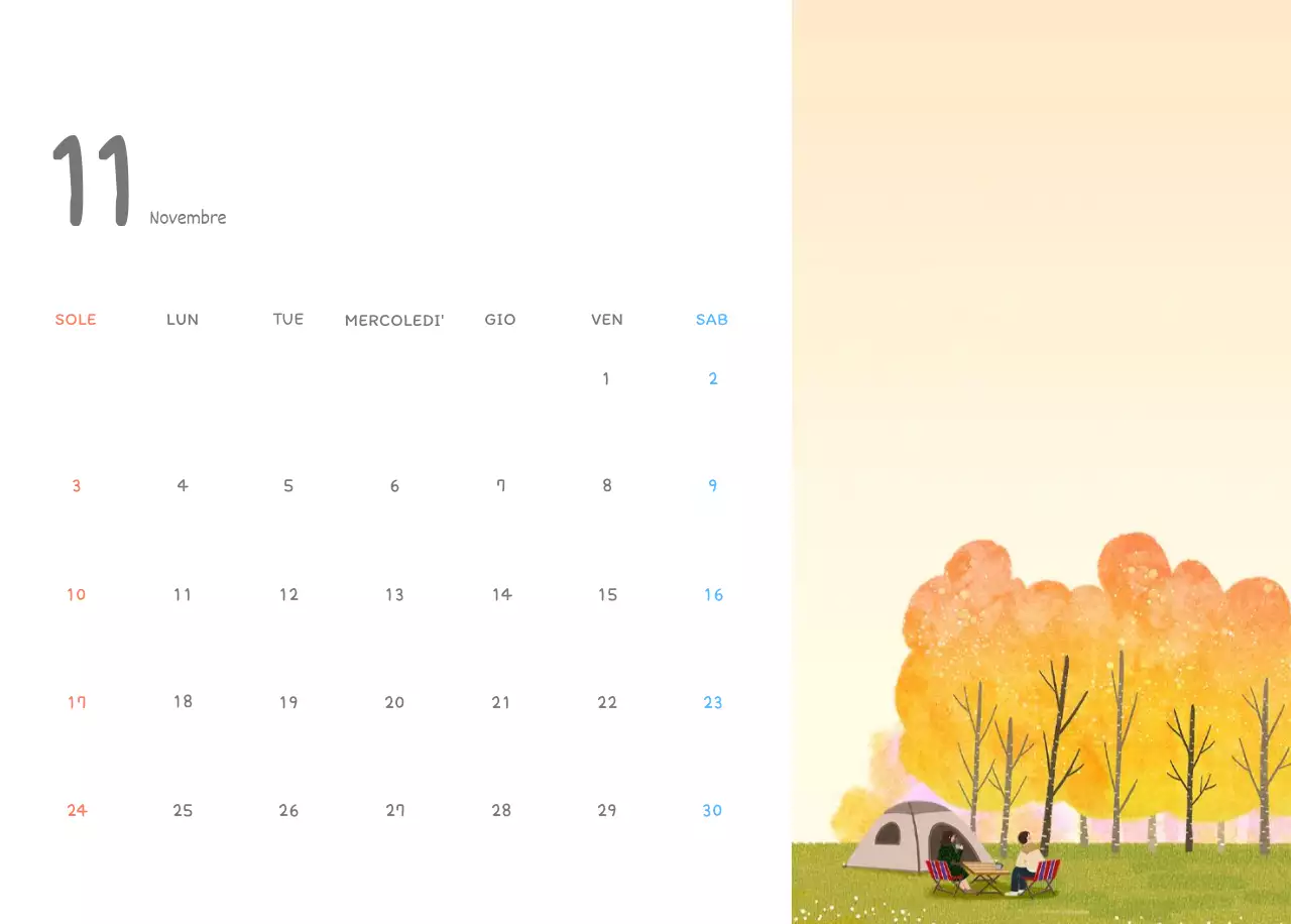 Simpatici calendari con illustrazioni di peluche