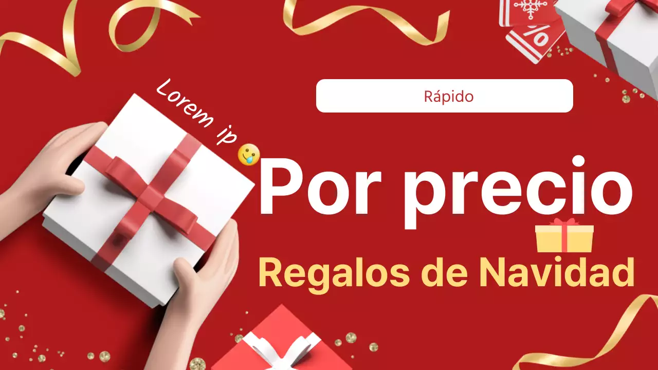 Sugerencias de regalos navideños de moda en rojo y dorado post