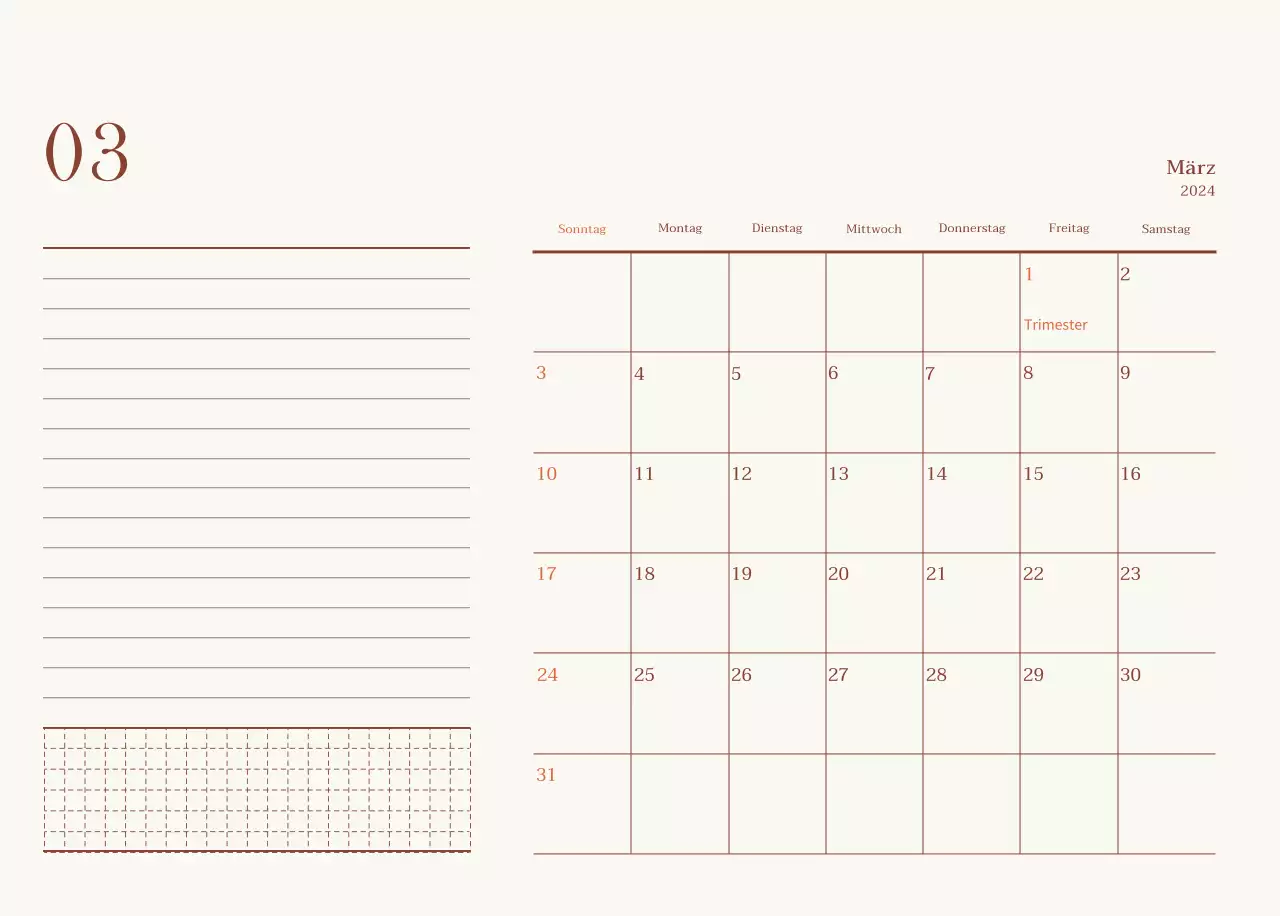 Emotionales Cafe-Fotolayout in Beige und Braun